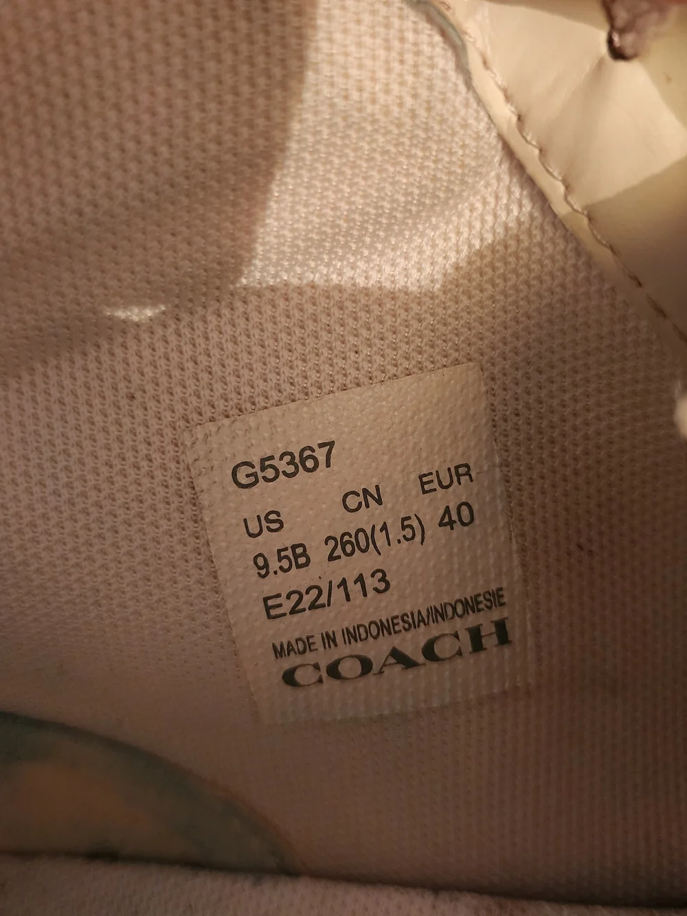 Coach Brown Signature High-Top Sneakers - Tan/White